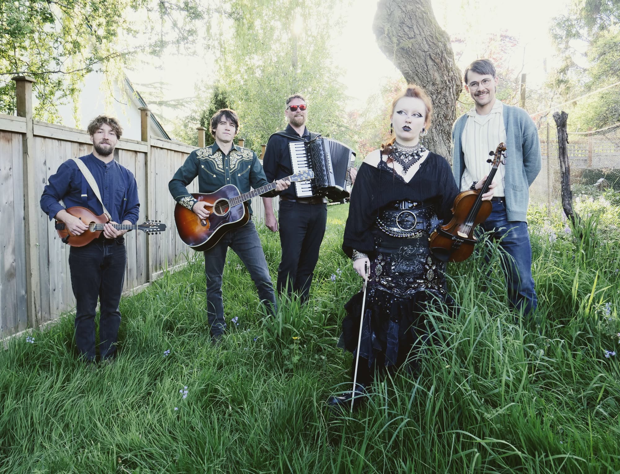 The Hounds of Cuchulain band portrait outdoors